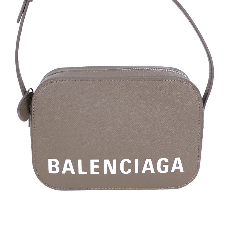 バレンシアガ BALENCIAGA ヴィル カメラバッグ XS 558171 レザー ベージュ ショルダーバッグ クロスボディ レディース 中古_画像1