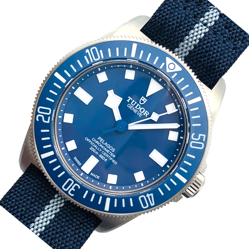 チューダー/チュードル TUDOR ペラゴス FXD 25707B/23 ブルー文字盤 腕時計 メンズ