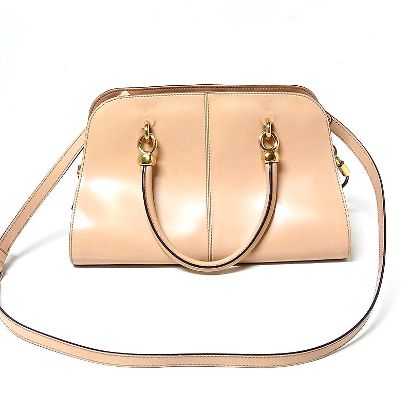 お気にいる 2WAYハンドバッグ SELLA TOD'S トッズ ピンク 中古