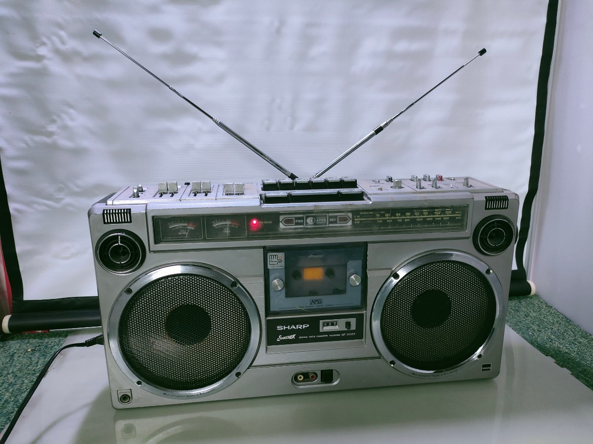 通電、AM/FM受信、ジャンク、東大阪渋川町引取大歓迎)昭和レトロ SHARP