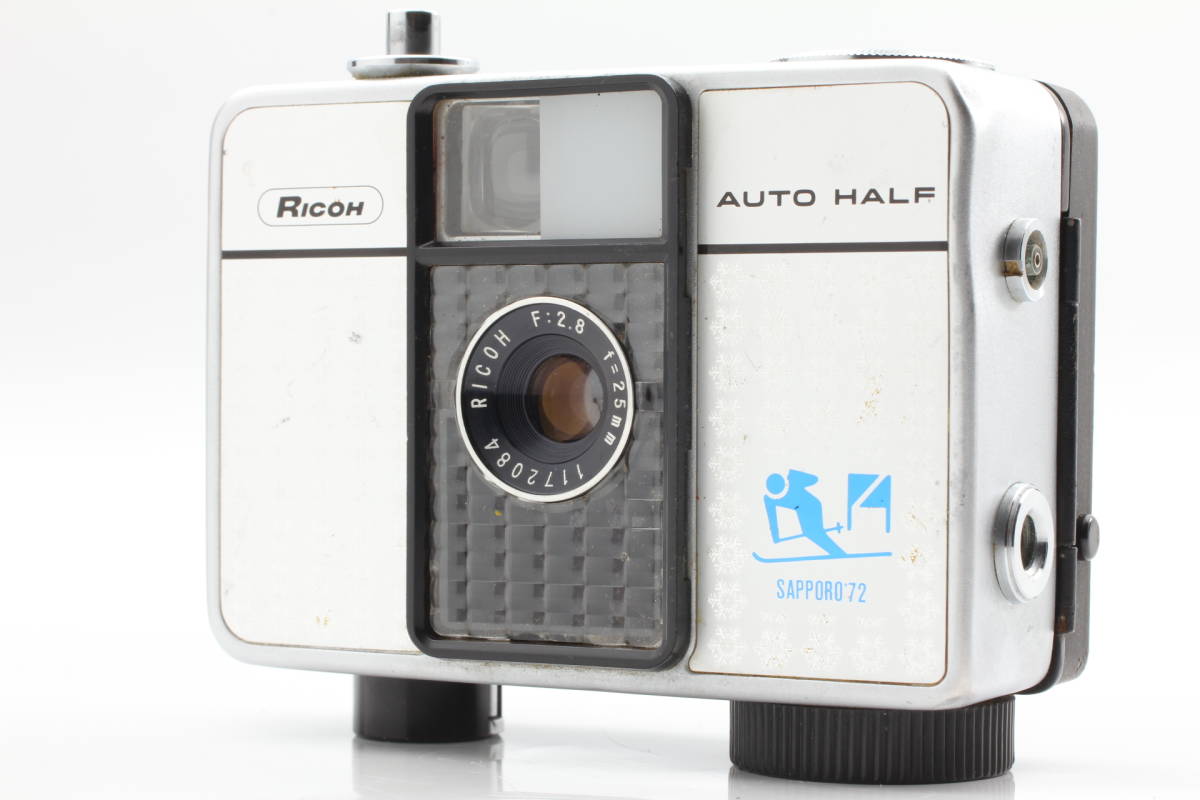 Ricoh Auto Half E Sapporo Olympic 72 Ski Model 35mm Film Camera リコー オートハーフ 札幌オリンピック記念モデル A038