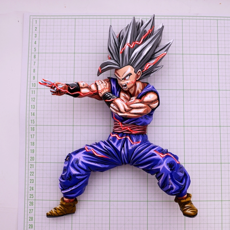 ドラゴンボール 孫悟飯ビースト フィギュア フルリペイント 2D ドラゴンボール 孫悟飯ビースト フィギュア フルリペイント 2D