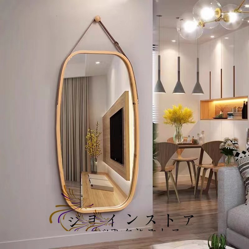 極美品☆ 北欧ビンテージ チーク材ミラー 棚付き 壁掛け/立掛け 高さ 極美品☆ 北欧ビンテージ チーク材ミラー 棚付き 壁掛け/立掛け 高さ