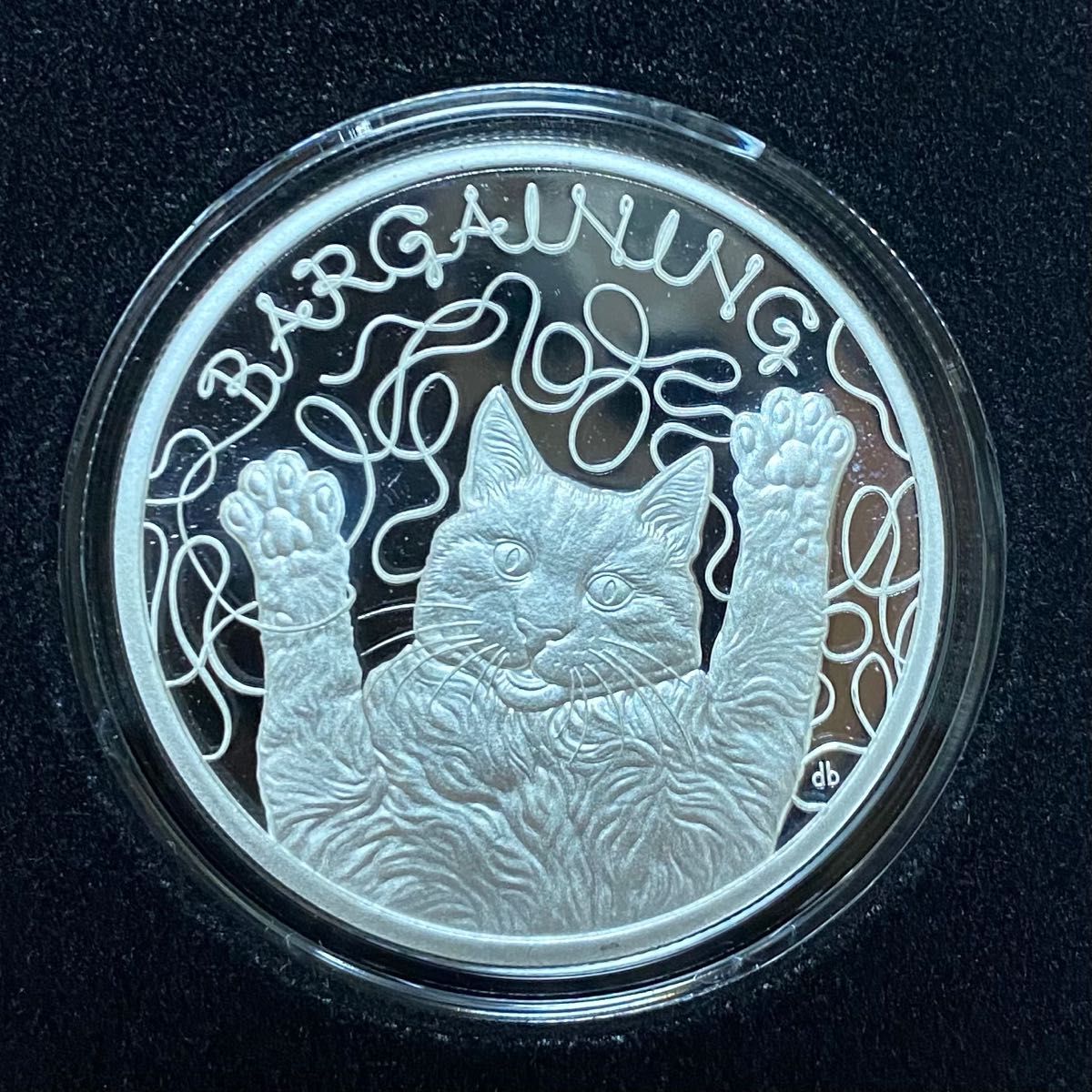 2023☆キャットコイン CATASTROPHE BARGAINING 1 oz 銀貨 純銀 猫