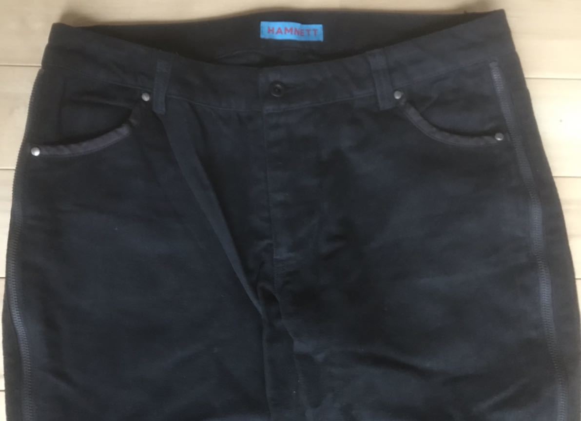 HAMNETT боковой застежка-молния брюки черный мужской L черный 