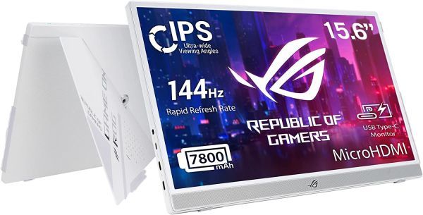 ASUS ROG Strix XG16AHPE-W ポータブル ゲーミングモニター 15.6型