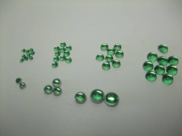  prompt decision postage included #H I z type green 2*3*4*5mm# total 180 piece vo