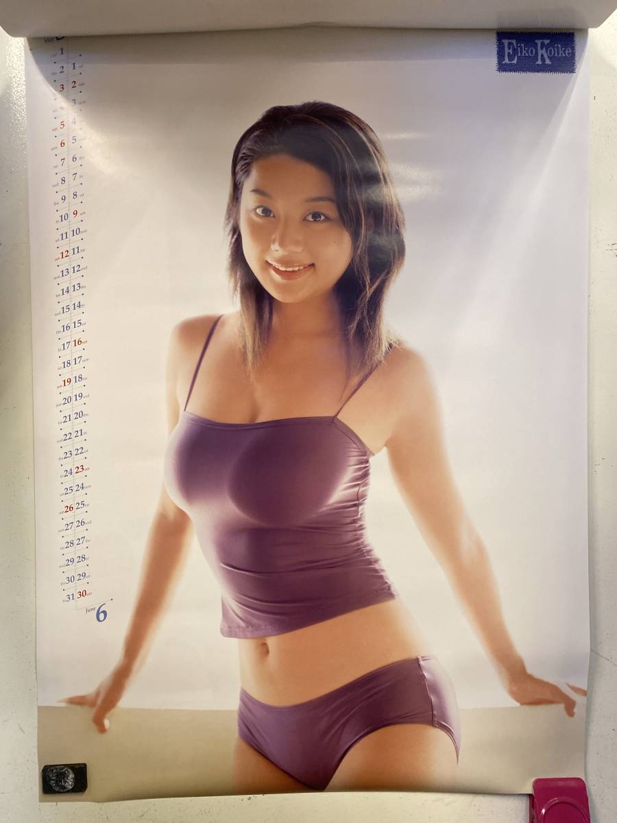 【305カレンダー】小池栄子　2002年　水着ビキニ_画像4