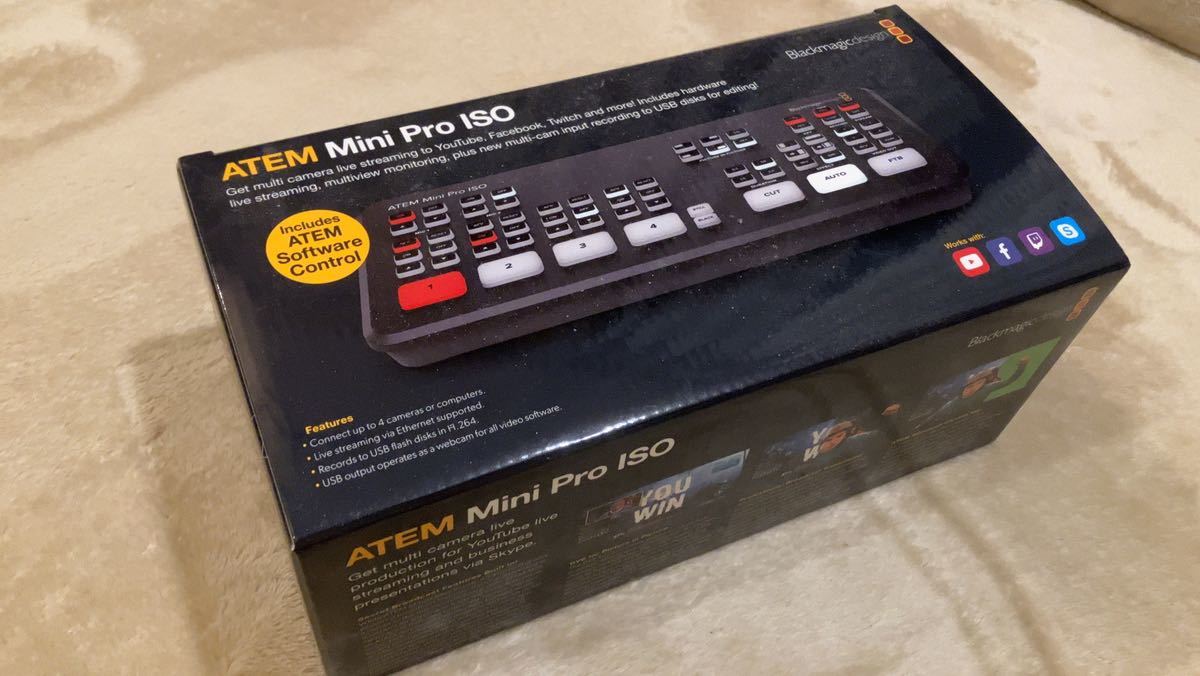 新品未使用】ATEM Mini Pro ISO-其他–日本Yahoo!拍賣｜MYDAY代標代購網