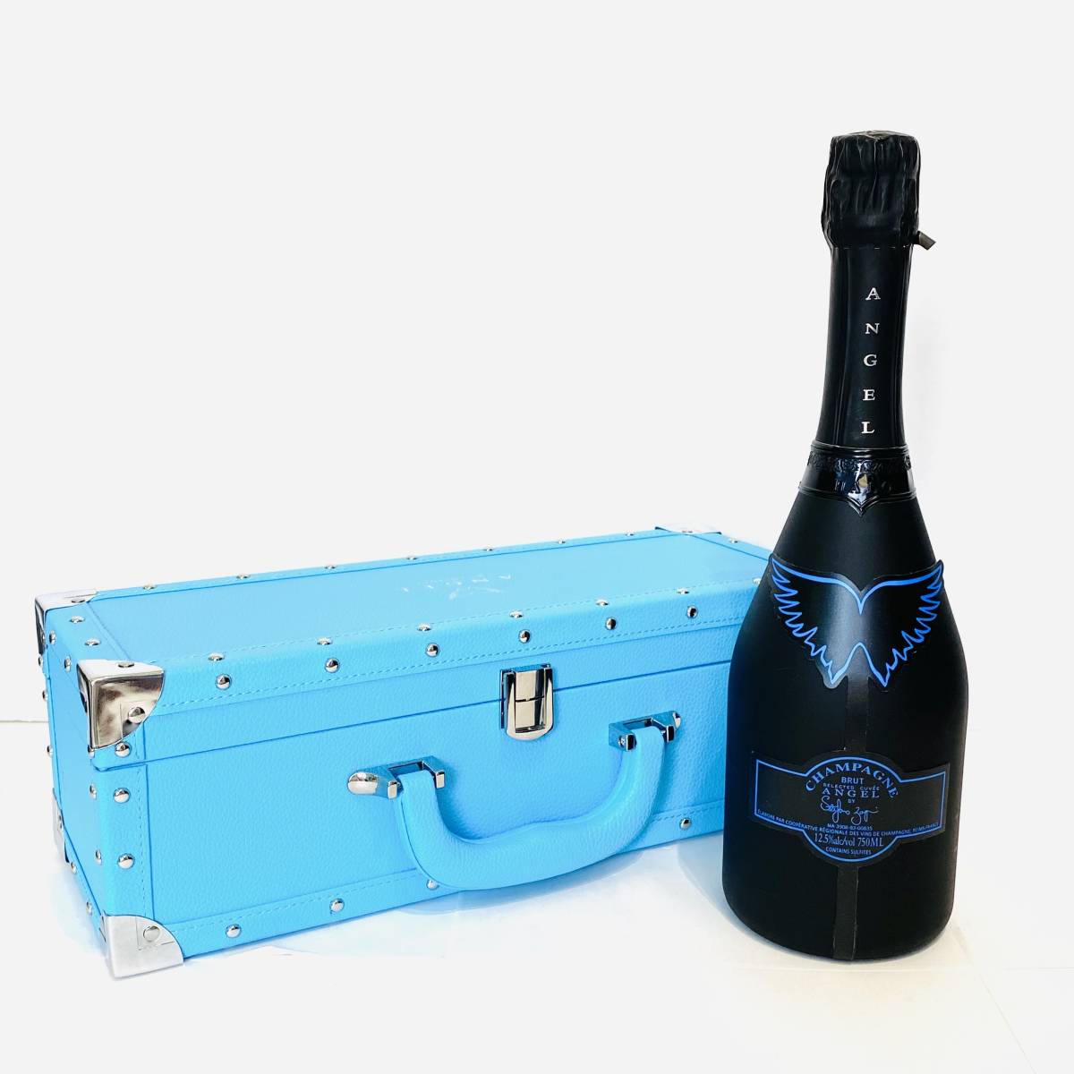 未開栓 ANGEL エンジェル HARO ヘイロー ブルー シャンパン 750ml 12.5