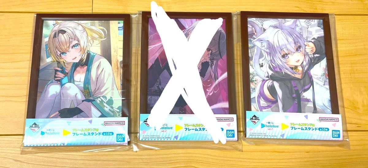 ホロライブ 一番くじ vol.2 フレームスタンド 風真いろは、猫又おかゆ 早い者勝ち 即日発送