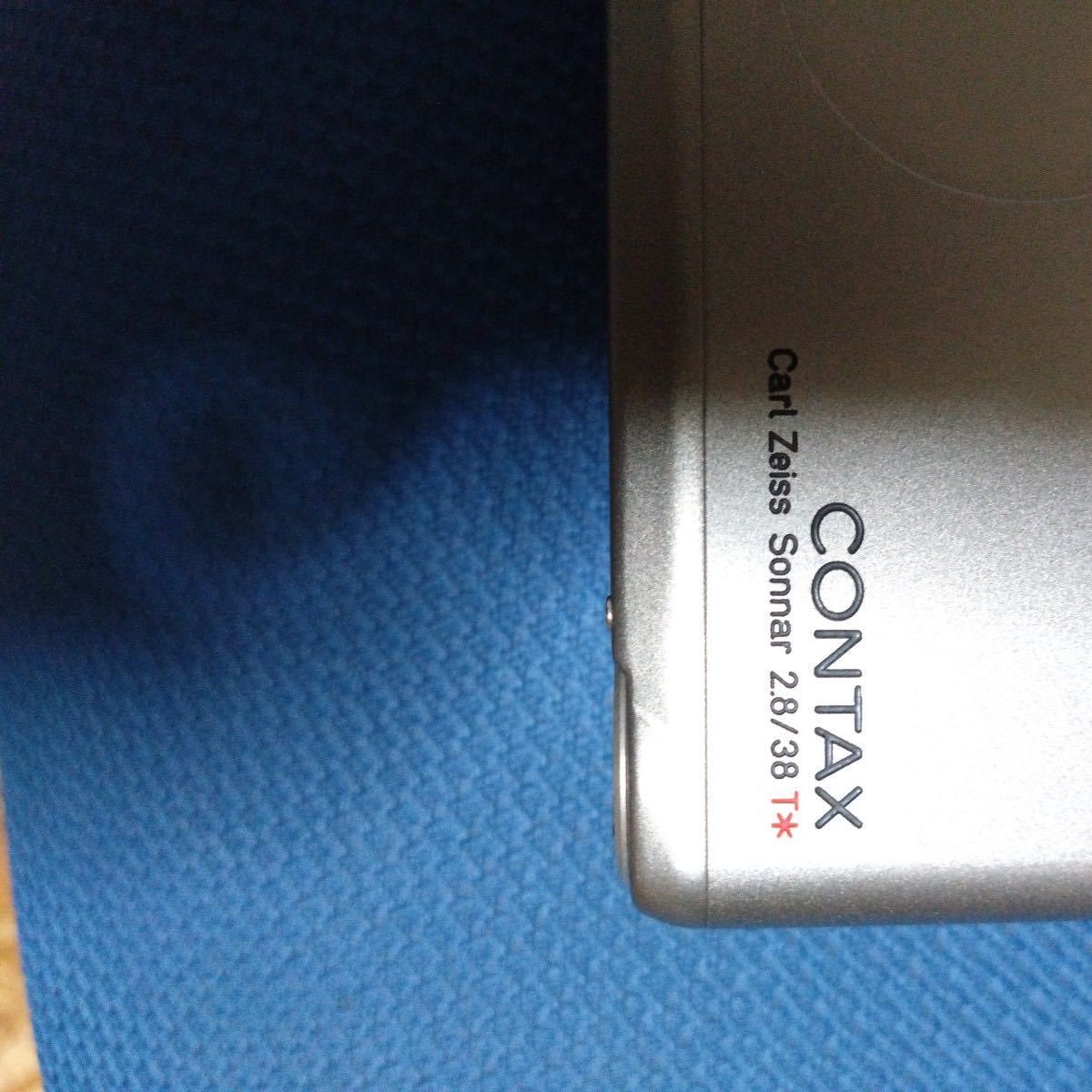 CONTAX コンタックス T2 フィルム カメラ シルバー データバック CONTAX コンタックス T2 フィルム カメラ シルバー データバック