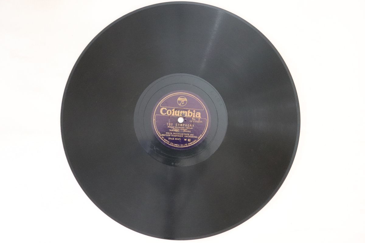 78RPM/SP Weingartner, British Symphony Orch. Toy Symphony W83 COLUMBIA 12 /00500_画像1