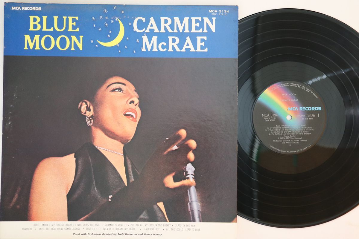 LP Carmen Mcrae Blue Moon MCA3134 MCA /00260_画像1