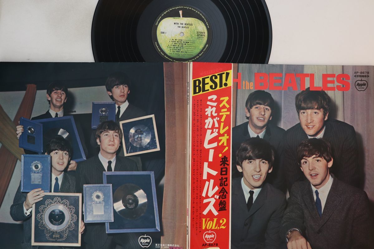 LP Beatles With The Beatles AP8678 APPLE /00400_画像1