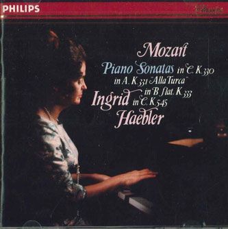 CD Ingrid Haebler Mozart Piano Sonatas K.330 K.331 K.333 K.545 4202512 PHILIPS /00110_画像1