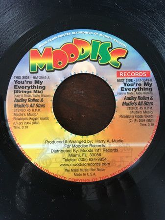 米7 Audley Rollens & Mudies All Stars You're My Everything (Strings Mix) HM3049 Moodisc Records /00080_画像1