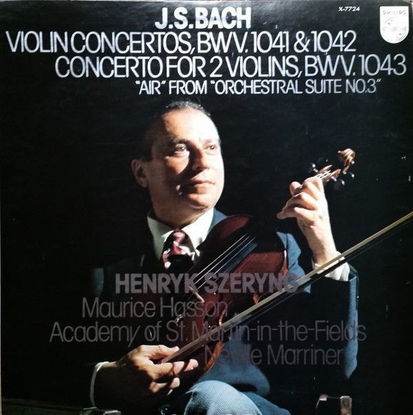 LP Johann Sebastian Bach Violin Concertos,BWV.1041 & 1042 X7724 Philips /00260 /00260_画像1
