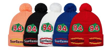 新品 未使用 国内正規品 ◆ Supreme 2017 AW Week12 leaf beanie white ニット帽 ホワイト／白 フリーサイズ ◆◆_画像3