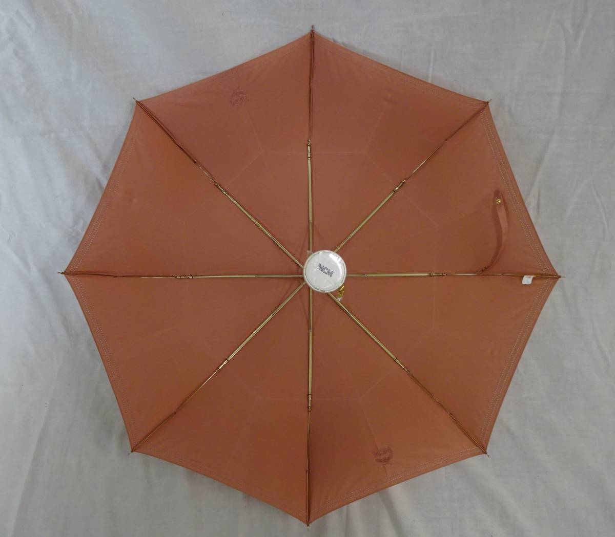 ( せ-A1-804 )　MCM　エムシーエム　折りたたみ傘　折り畳み　日傘　カバー付き　中古_画像2