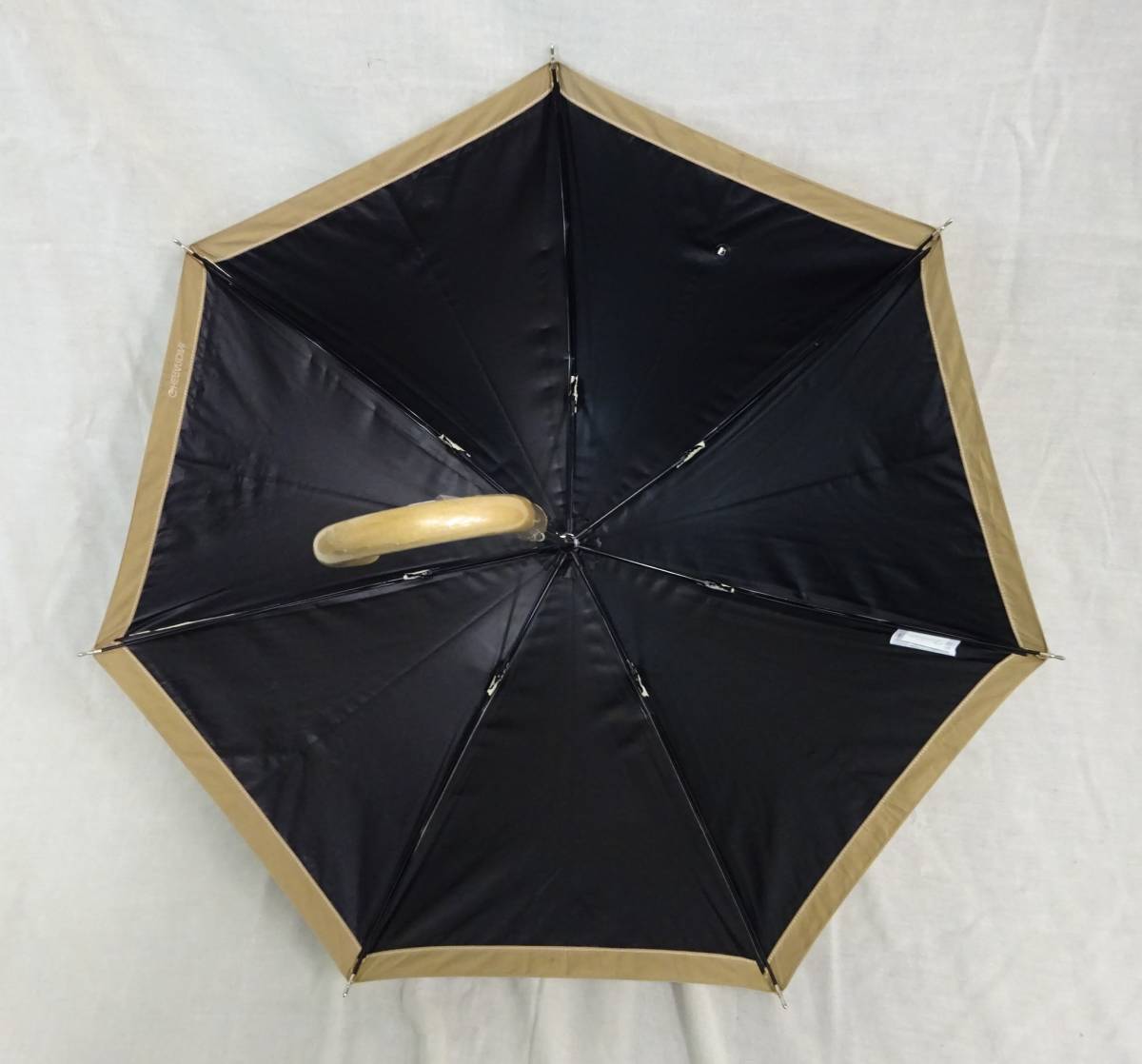 (.-A1-855 ) GHERARDINI Gherardini модный бежевый Brown Logo зонт длинный зонт б/у 