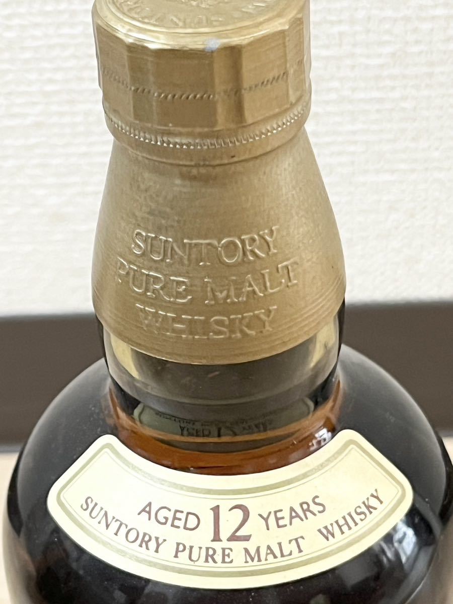 未開封】SUNTORY サントリー ピュアモルト ウイスキー 山崎 12年 750ml