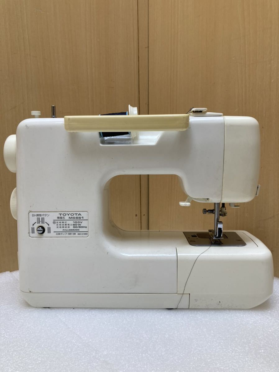 YK3461 TOYOTA sewing machine Sewie MS651 electrification only immovable junk body only present condition goods 0525
