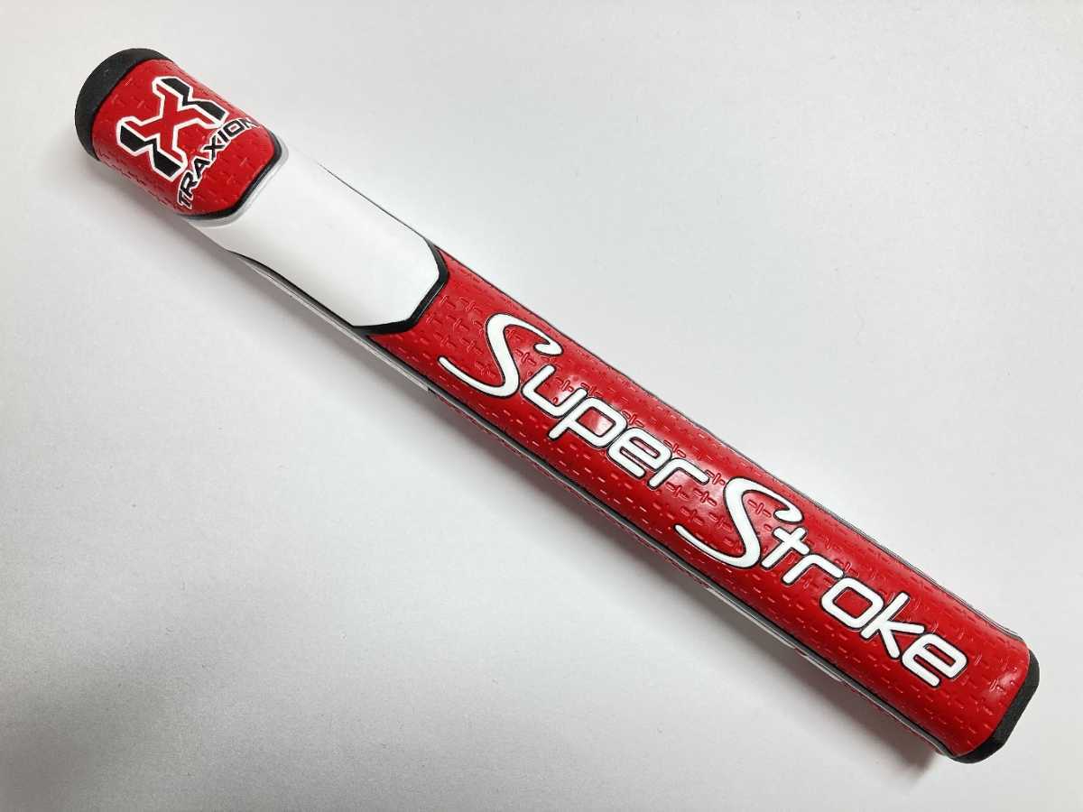 69☆レッド 赤 SuperStroke スーパーストローク Traxion USモデル TOUR 3.0 ツアー3.0 パターグリップ トラクション  ゴルフ☆