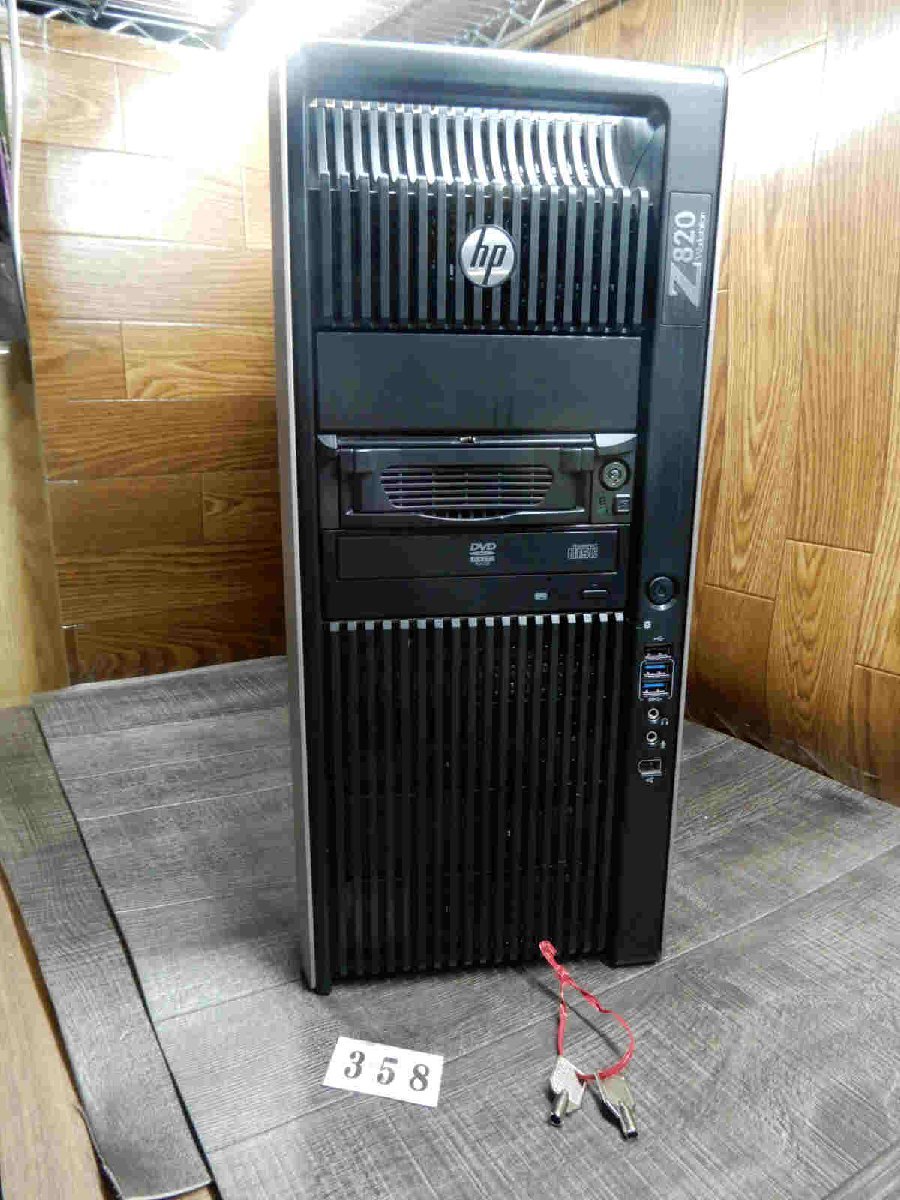 358*XEON-E5-2609 dual CPU(CPU2 piece attaching )* new goods high speed 256GBSSD+500GB-HDD*16GB memory *Windows10*hp* tower type personal computer *Z820