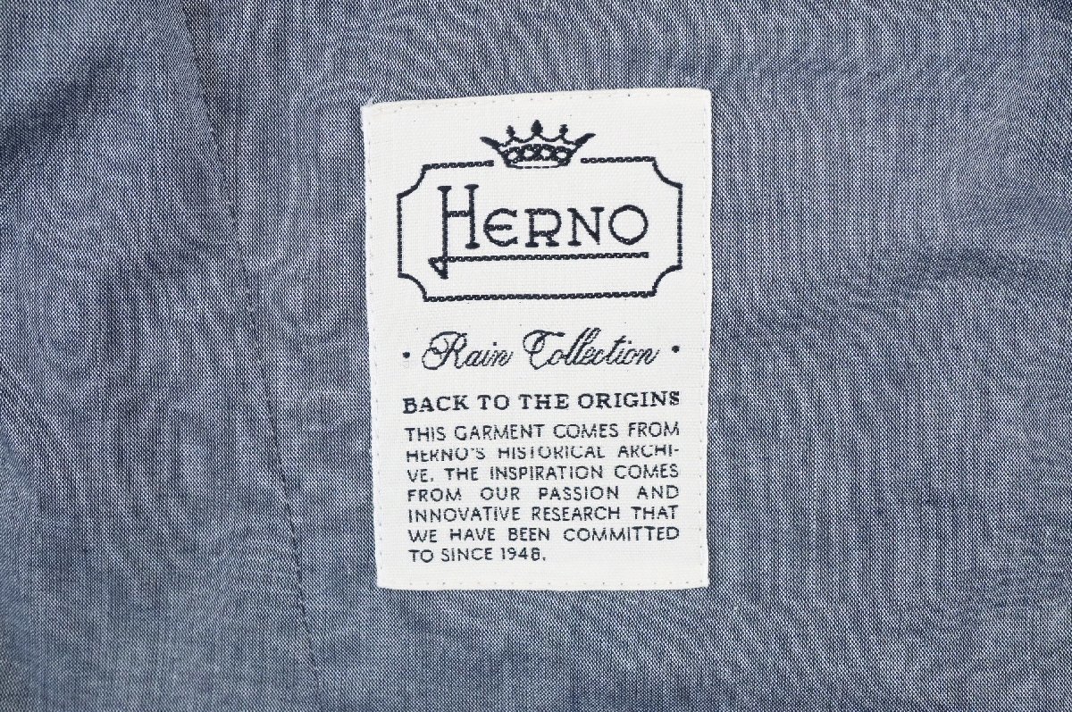 【送料無料】 HERNO ヘルノ ショート トレンチ コート ジャケット ベージュ GC0020U-19193-2500 サイズ44_画像4