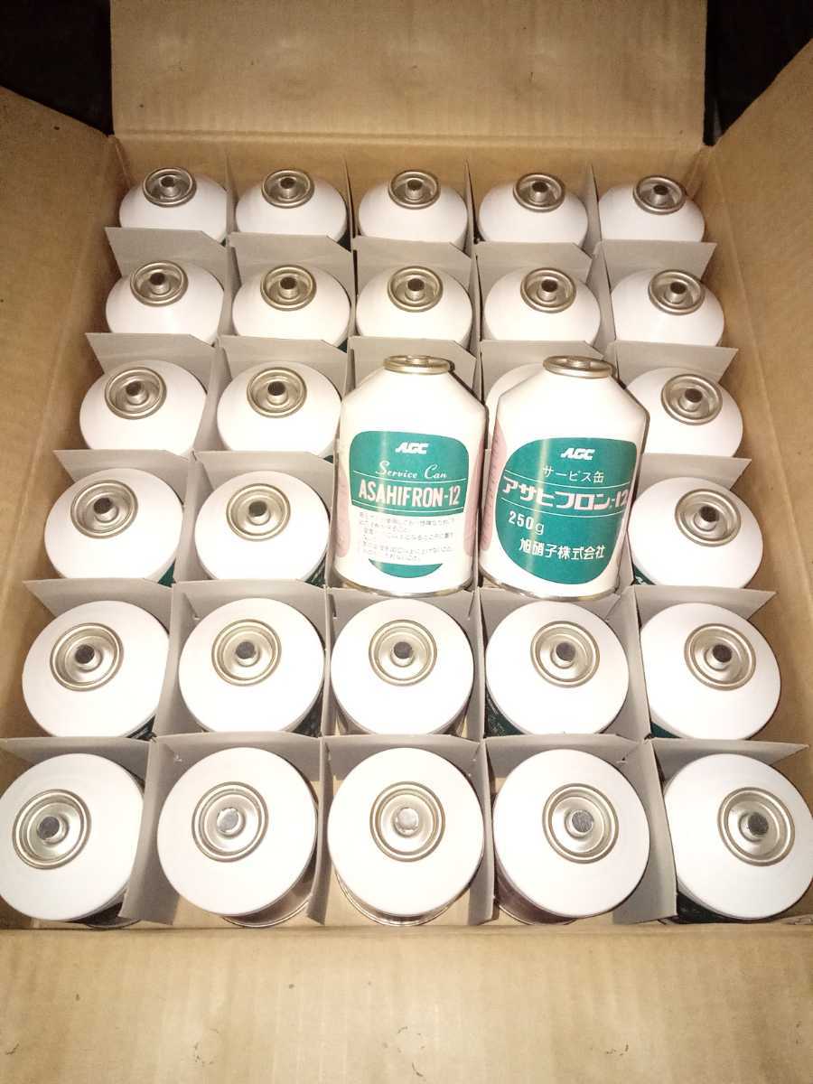  unused that time thing R12 air conditioner gas Asahi freon asahi glass 1 box 30 pcs insertion . rare goods genuine article 