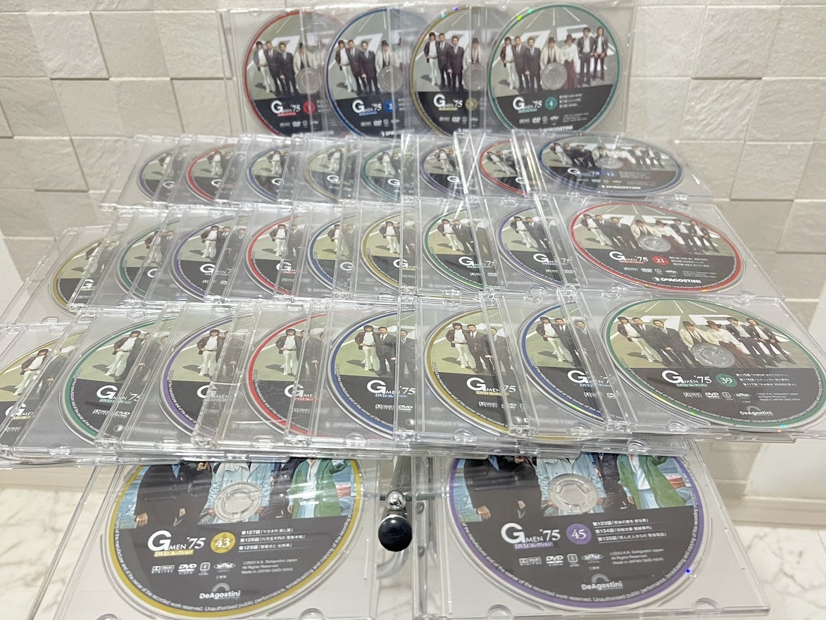 【31本セット】Gメン75 DVDコレクション 31本セット Ｇメン’75 G-MEN’75 デアゴスティーニ