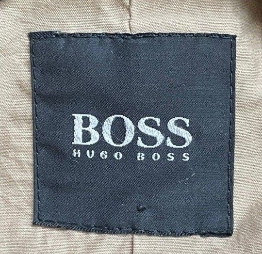HUGO BOSSヒューゴボス 本革 パンチングレザー ジャケット 50サイズ XL