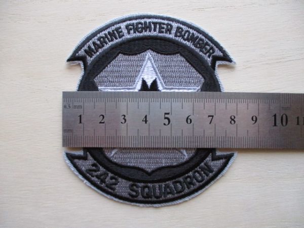 【送料無料】アメリカ海兵隊MARINE FIGHTER BOMBER 242 SQUADRONパッチVMFA-242ワッペン/patch米海兵隊USMC LightningIIステルス戦闘機 M81_画像8