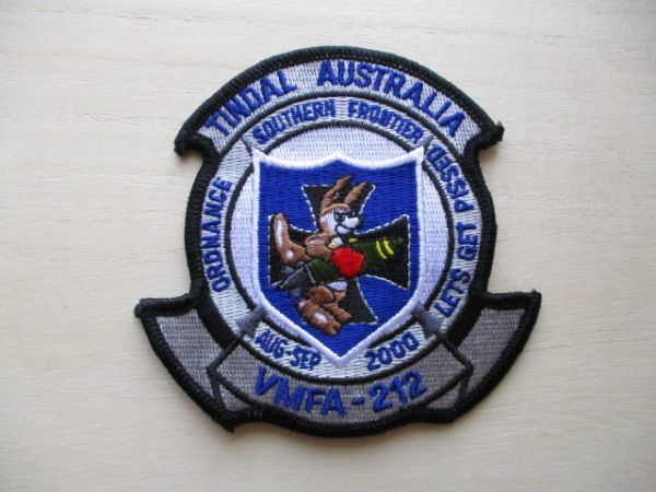 【送料無料】アメリカ海兵隊VMFA-212 LANCERS TINDAL AUSTRALIAランサーズパッチ ワッペン/patch MARINE米海兵隊F/A-18ホーネットUSMC M82_画像1