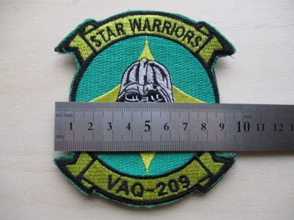 【送料無料】アメリカ海軍VAQ-209電子攻撃飛行隊Star Warriorsパッチ ワッペン/ダースベイダーpatchネイビーNAVY米海軍USN三沢基地 M86の画像10