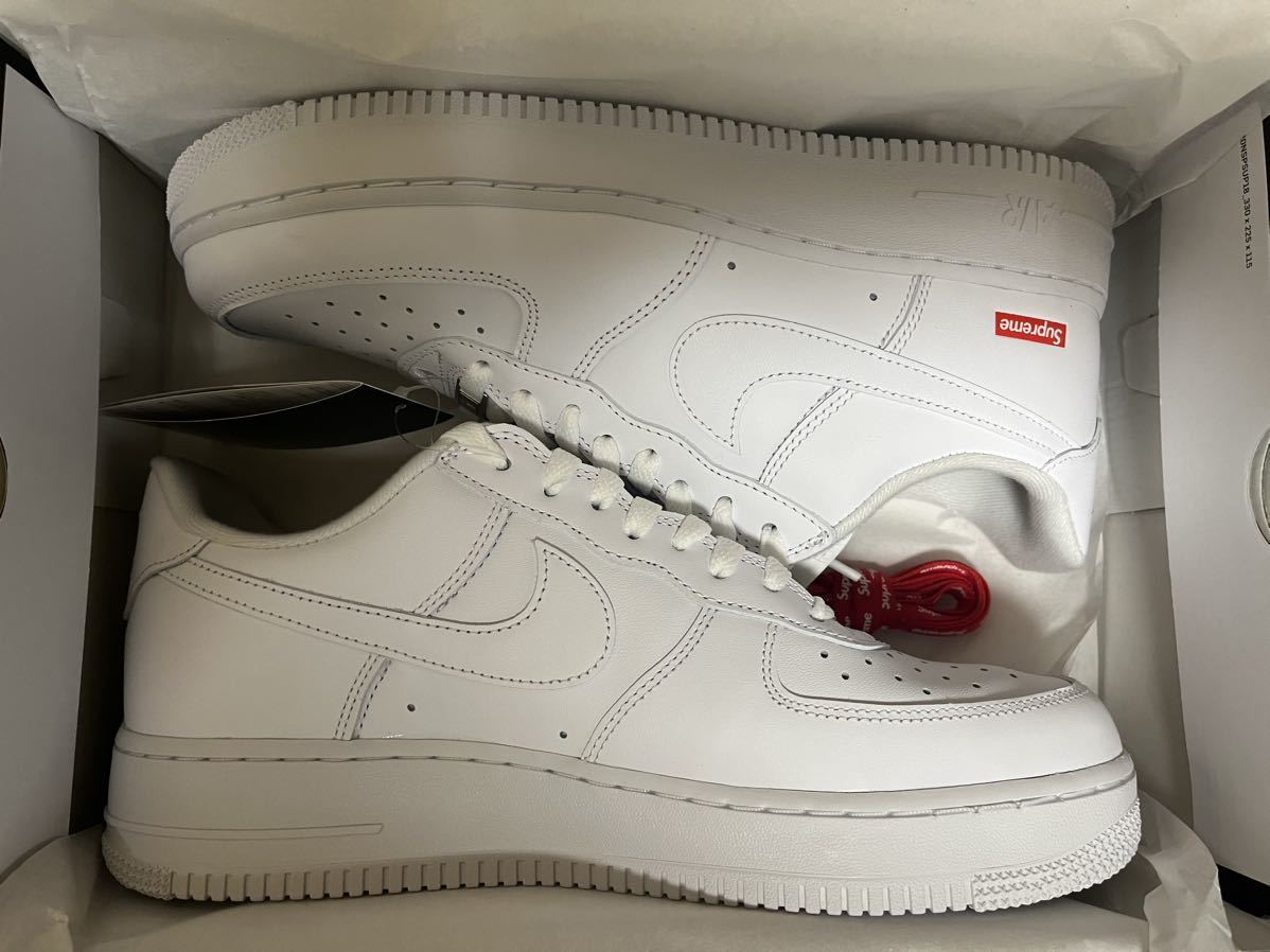 新品未使用】27.5cm US9.5国内正規 白 White Supreme Nike Air Force 1