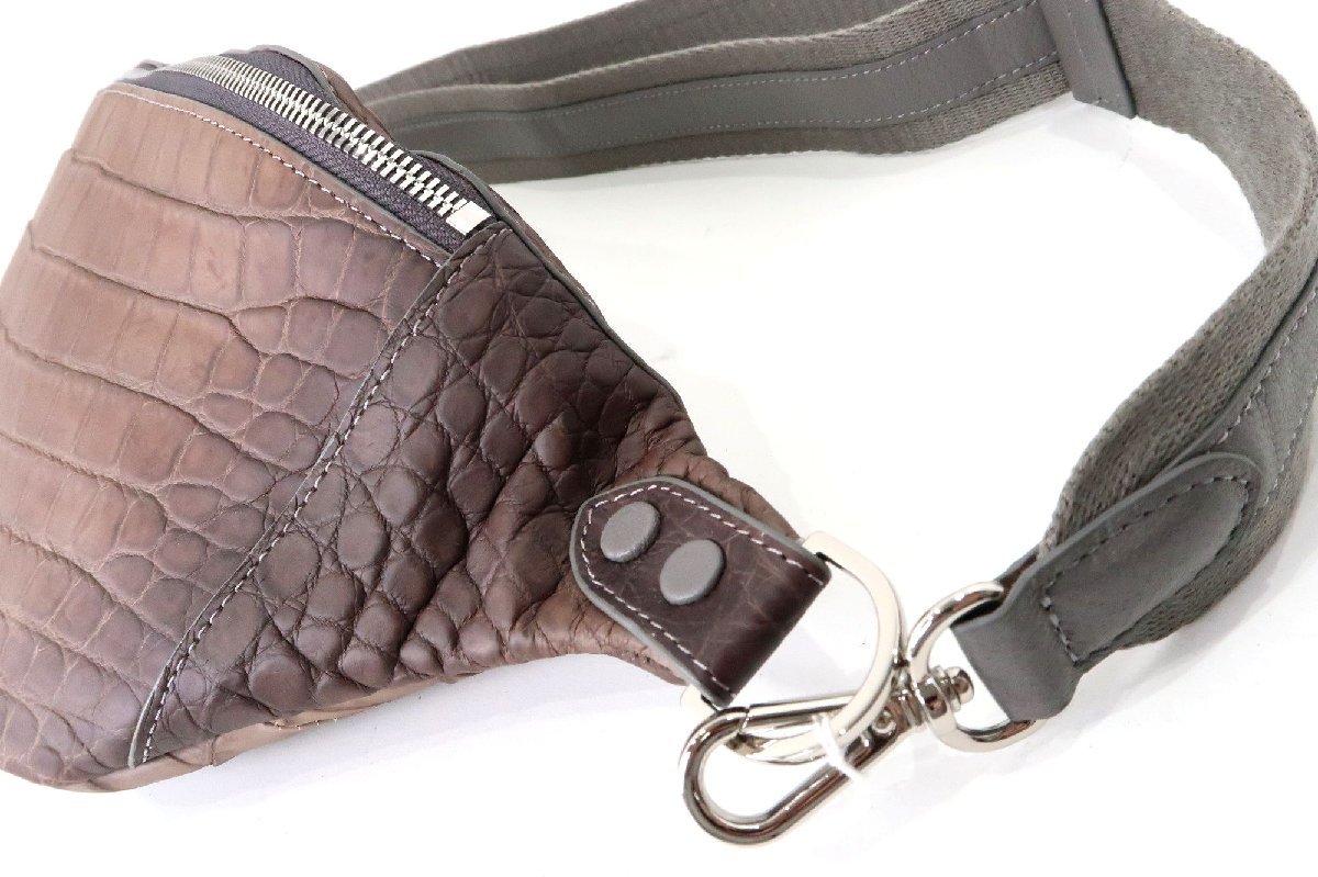 定価16万円ほど 新品 Pelly Lusso ペルリールッソ クロコダイル 2WAY