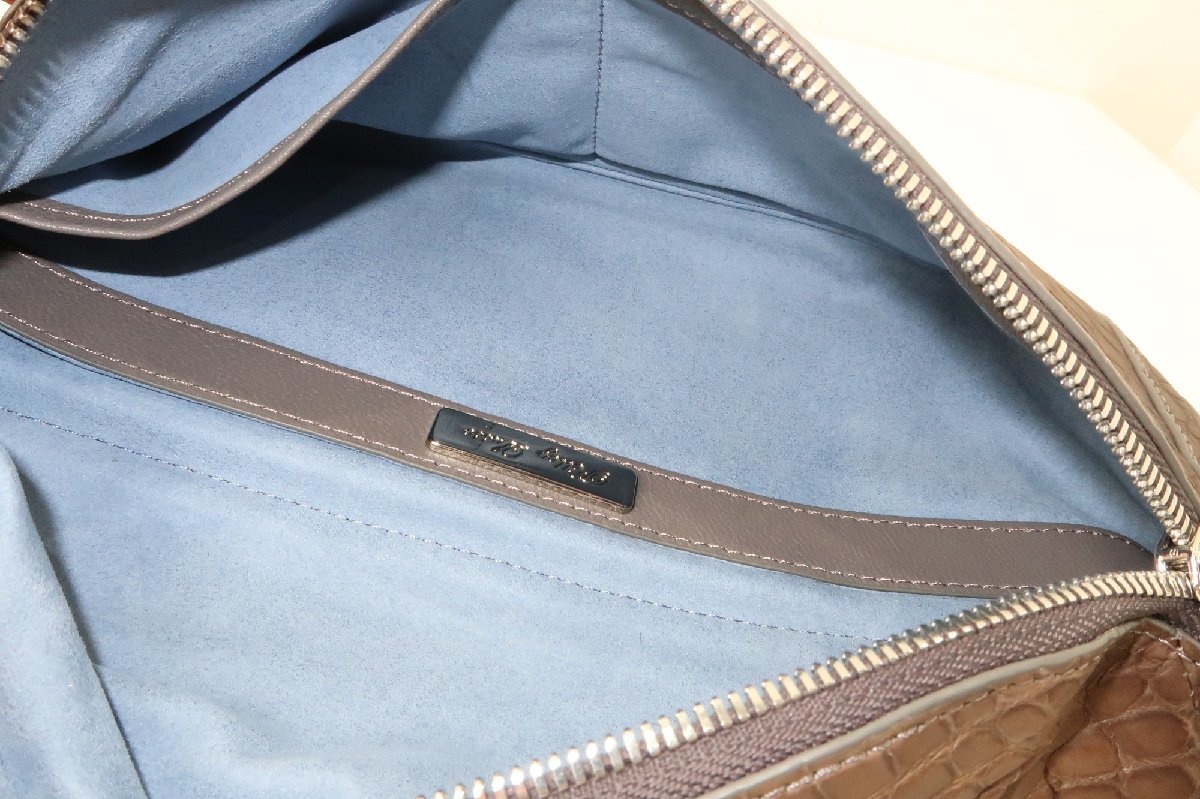 定価16万円ほど 新品 Pelly Lusso ペルリールッソ クロコダイル 2WAY