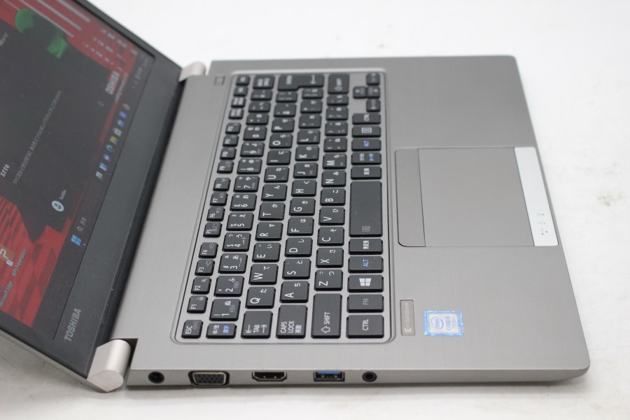 良品 フルHD 13.3インチ TOSHIBA dynabook R63J Windows11 七世代 i5-7200U 8GB 256GB-SSD カメラ 無線 Office付 中古パソコンWin11 税無_画像5