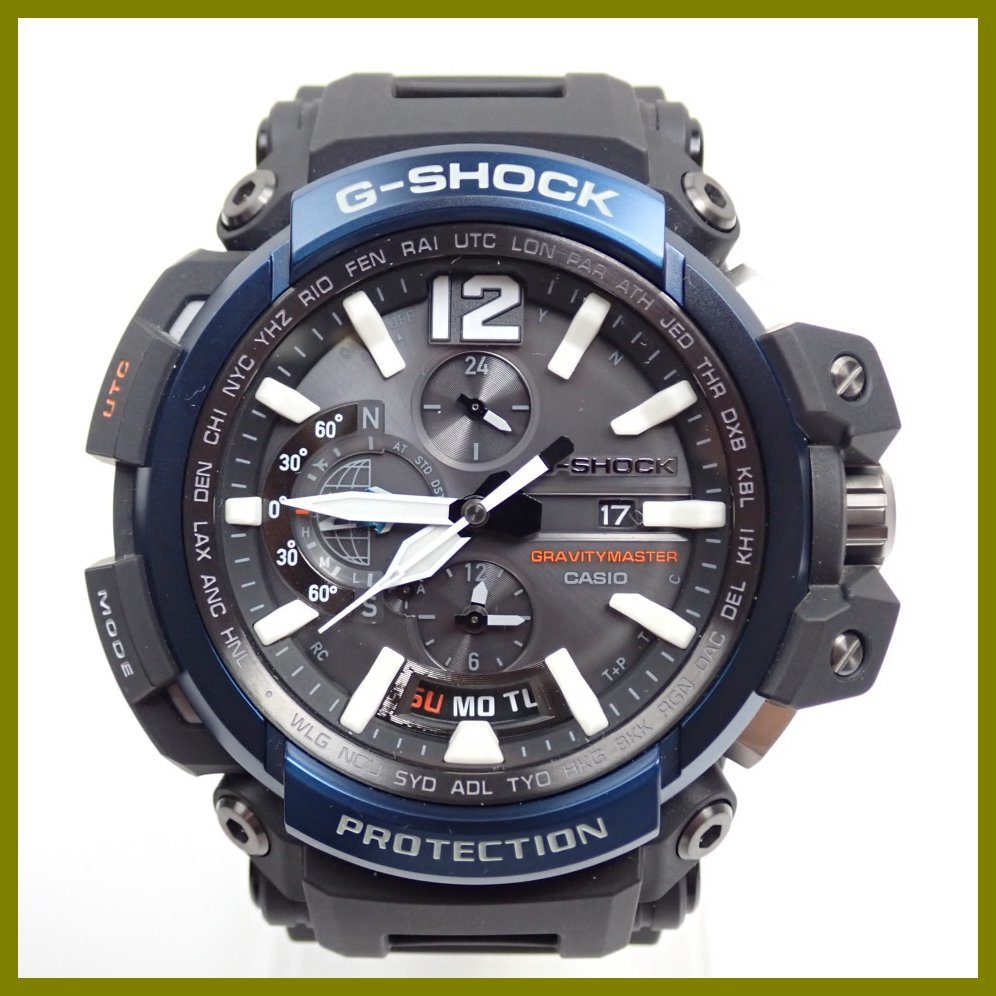 ☆未使用 CASIO G-SHOCK GRAVITYMASTER GPW-2000-1A2JF ブルー