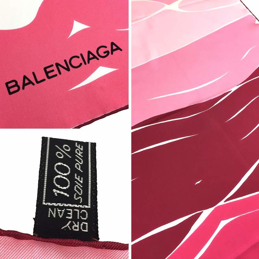 バレンシアガ BALENCIAGA スカーフ シルク 服飾小物 衣類小物 aq7753_画像3