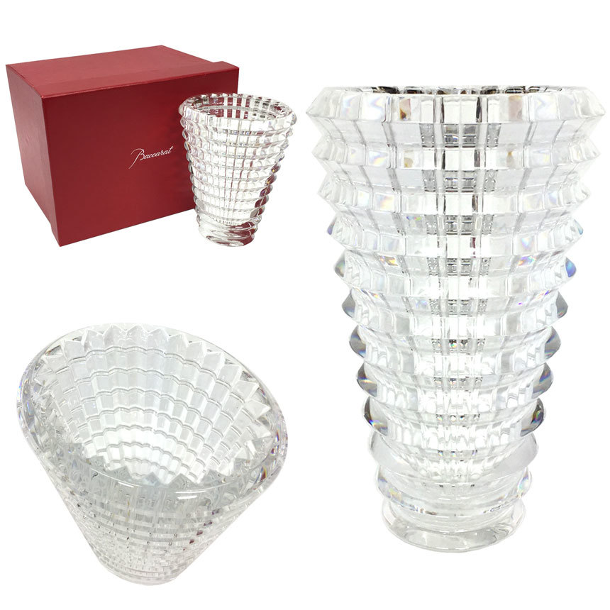 Baccarat バカラ アイ ベース S 2103679 フラワーベース 花瓶 花器