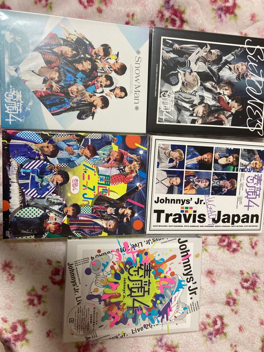 素顔4  DVD Snow Man SixTONES Travis Japan 関西ジャニーズJr. アイランドストア　新品未開封