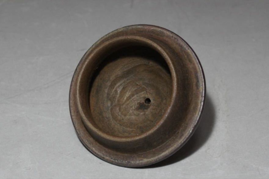 時代 古伊部(いんべ)急須 古い備前焼 明治期作 時代箱入 煎茶道具