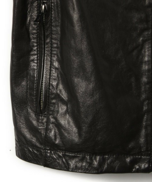 [ beautiful goods ] shellac SHELLACgo-to leather single rider's jacket size 44