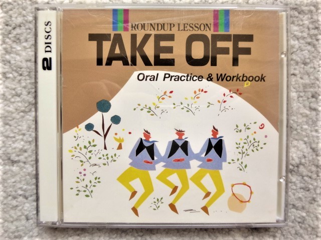 B【 AEON Roundup Lesson TAKE OFF Oral Practice ＆ Workbook　2枚組CD 】CDは４枚まで送料１９８円_画像1