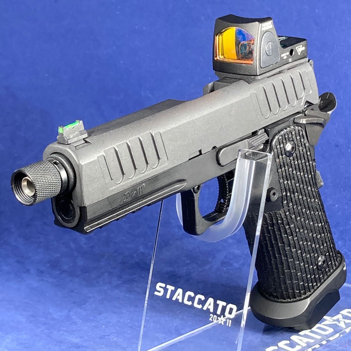 スタッカートP ガスブローバック スレテッドバレル RMRダイレクト