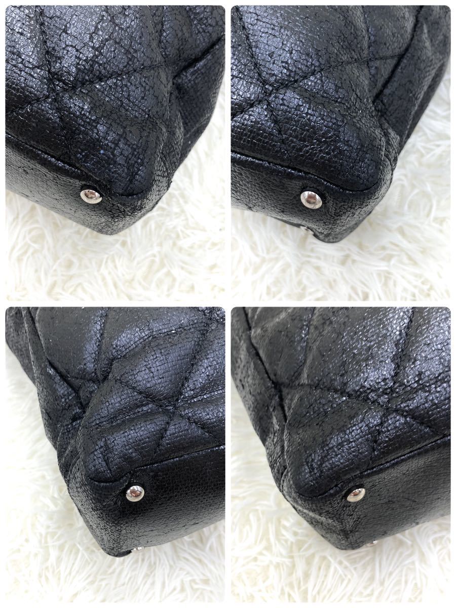 CHANEL シャネル パリビアリッツ トートバッグ ブラック レディース