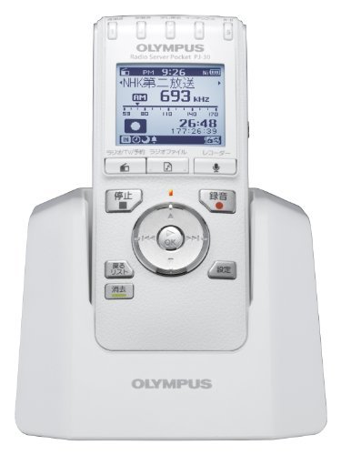 OLYMPUS ICレコーダー機能付ラジオ録音機 ラジオサーバーポケット(アンテナ(中古品)